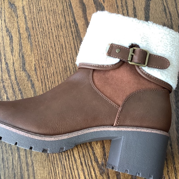 SM New York Womens Tilly Boot Brown Heeled Size 10 New - Picture 5 of 8